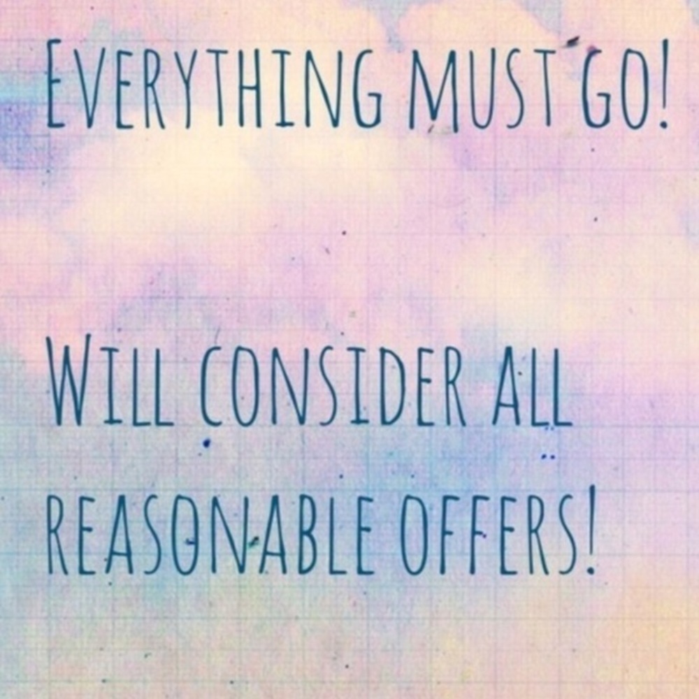 MAKE ME AN OFFER ACCEPTING ALL REASONABLE ONES